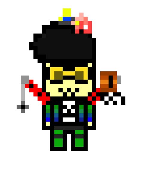 Roblox avatar ZeroTiny8273 | Pixel Art Maker