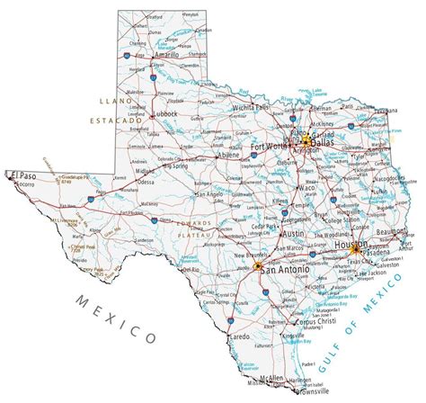 West Texas Map Of Cities | Wells Printable Map