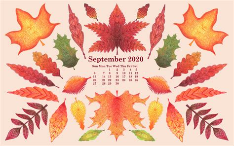 September 2020 Desktop Wallpaper Calendar - Free Printable Calendar Templates | Desktop ...