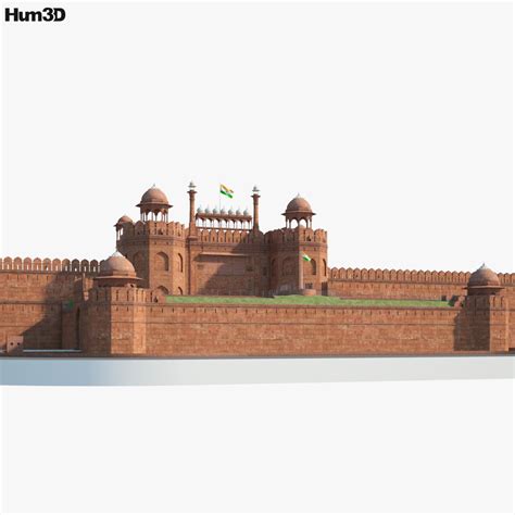 Red Fort 3D model - Download Buildings on 3DModels.org