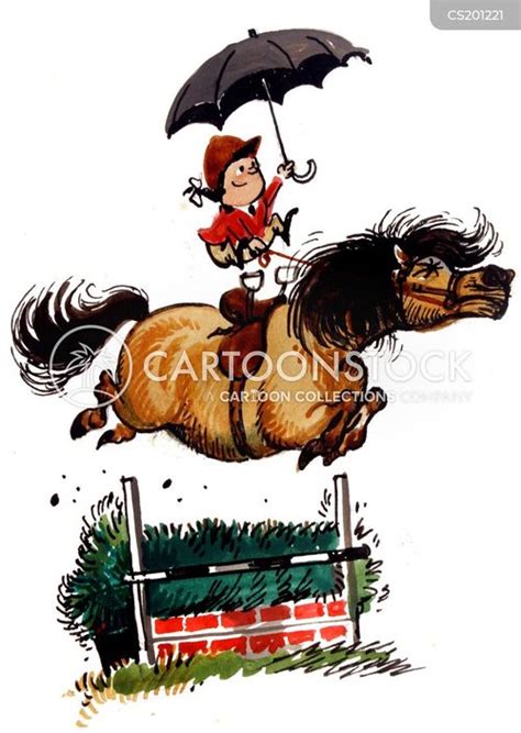 Horse Jumping Cartoons and Comics - funny pictures from CartoonStock