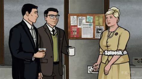 Archer Sploosh GIF - Archer Sploosh Pam - Discover & Share GIFs