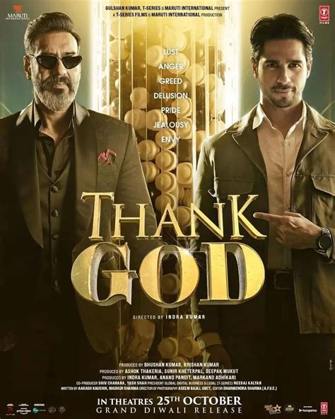 Thank God Movie (2022) - Release Date, Cast, Story, Budget, Collection, Trailer, Poster, Review