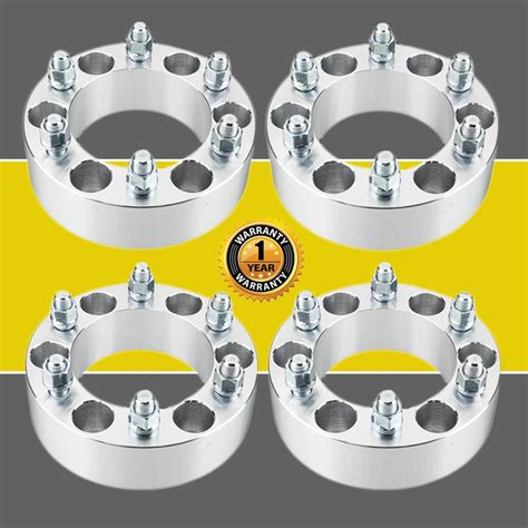 (4) 2" Fits Chevy 6 Lug Wheel Spacers Adapters For Silverado 1500 Tahoe Suburban | eBay