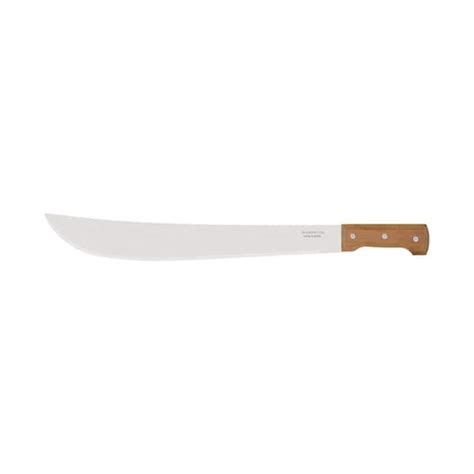 Tramontina 18 in. Machete with Carbon Steel Blade and Wood Handle with ...