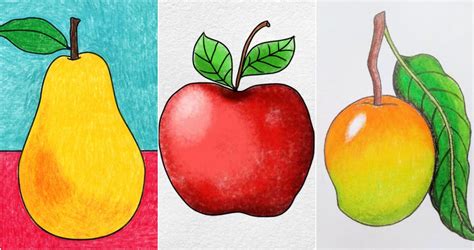 How To Draw A Fruit Easy Drawing Tutorial For Kids | atelier-yuwa.ciao.jp