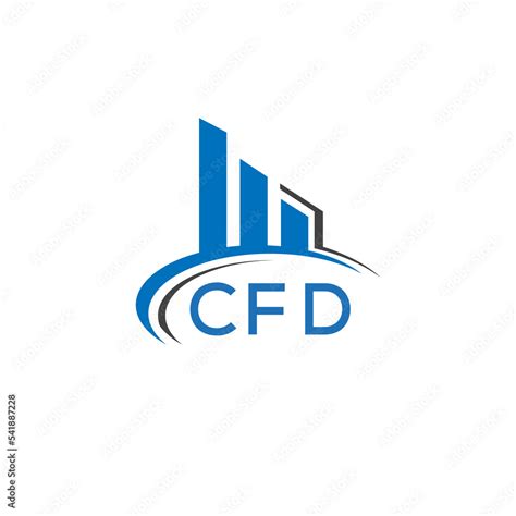 CFD letter logo. CFD blue image. CFD Monogram logo design for ...