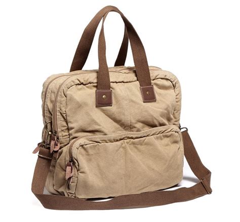 Vintage canvas messenger bag, canvas messenger bags for school - BagsEarth