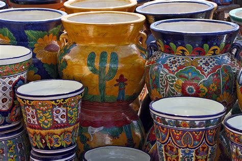 Patterned Pots, Glazed | A large group of large pots, seen a… | Flickr