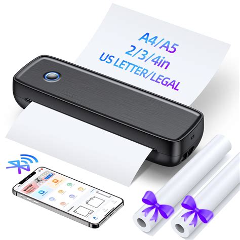 Amazon.com: Aixiqee Portable-Wireless-Printer, Thermal-Bluetooth ...