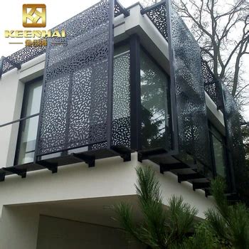 Architectural Aluminum Perforated Sheet Metal Fence Panel For Garden - Buy Sheet Metal Fence ...