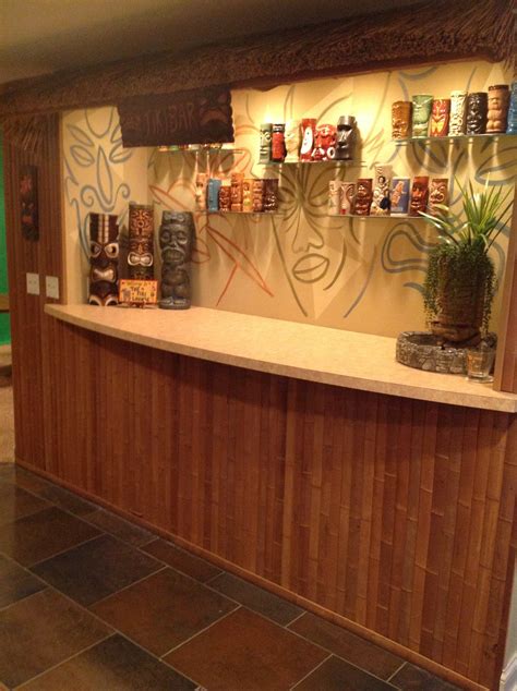 Tiki bar decor at home -- readers photos of their tiki style