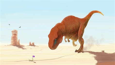 Brown dinosaur painting, dinosaurs, creativity, desert, digital art HD wallpaper | Wallpaper Flare