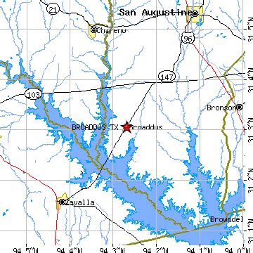 Broaddus, Texas (TX) ~ population data, races, housing & economy