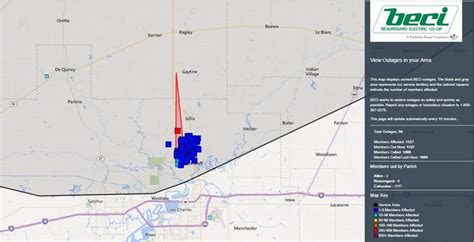 Over 1,000 Beauregard Electric Customers Without Power in the Moss ...