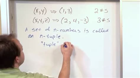 Lesson 2 - N-tuples And Matrix Arithmetic, Part 1 (Linear Algebra) - Linear Algebra - Vol 1 ...