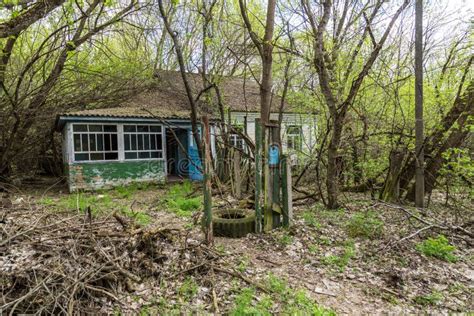 Abandoned Village in Chernobyl Stock Photo - Image of village ...