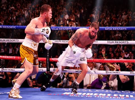 Canelo Alvarez cements his glistening legacy with devastating finish to end Caleb Plant’s ...