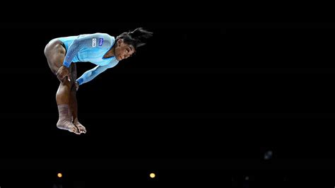 Simone Biles became first woman to land the Yurchenko double pike vault ...