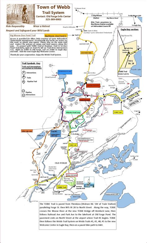 Mountain Biking Trails on the Webb Snowmobile Trail System, Old Forge NY Adirondack Mountains ...