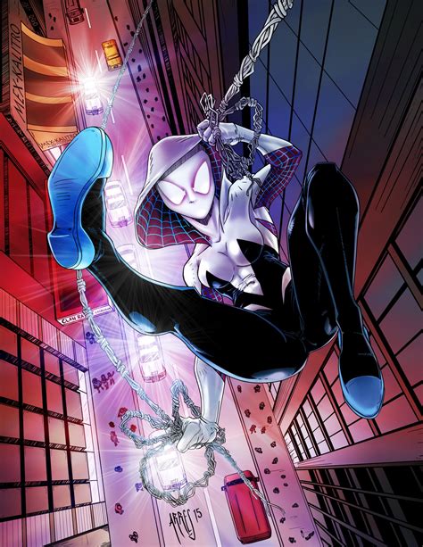 Spider-Woman Gwen Stacy Spider-Verse | Spider gwen, Marvel spider gwen, Spider gwen art