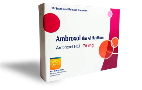 Ambroxol Ibn Al Haytham 75 mg Capsules - Each Ambroxol 75 retard ...