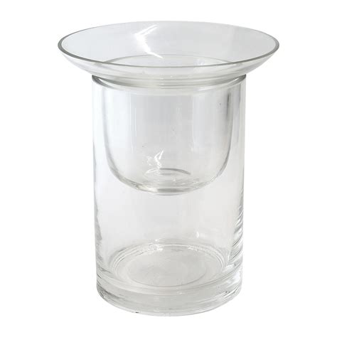 Ashland® Glass Cylinder Candle Holder, Small