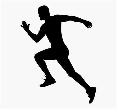 Transparent Runners Clipart - Man Running Silhouette Clipart, HD Png ...