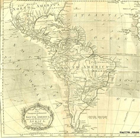 South America old map (1776) | (98) By Thomas Kitchin | Flickr