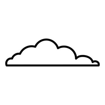 Cloud Outline Clipart