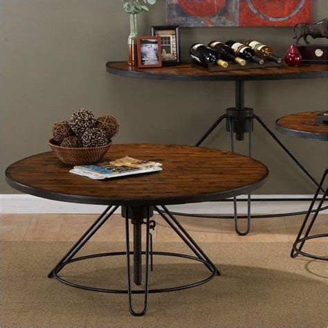 Round Adjustable Height Coffee Table | Coffee Table Design Ideas