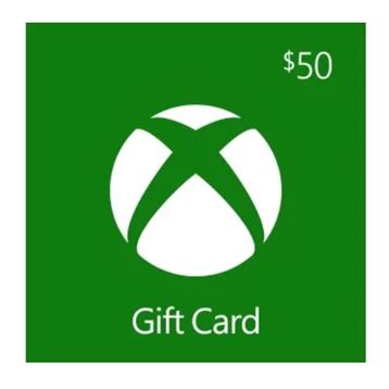 $50 Microsoft Xbox Gift Card