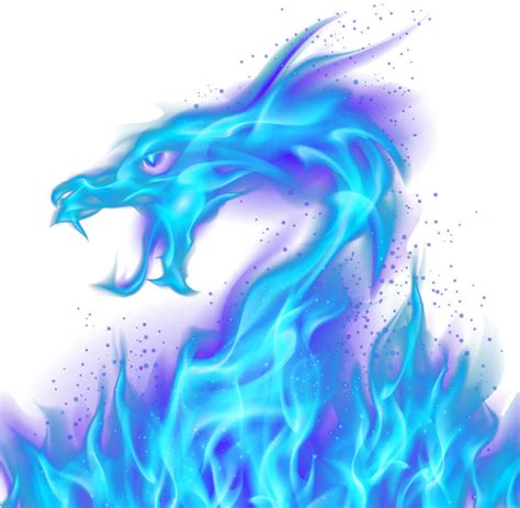 Download Mq Fire Blue Smoke Smokes Dragon Flames Png Gif Smoke - Blue ...