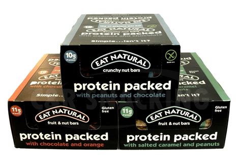 Eat Natural 36 Protein Bars, 3 flavours! | eBay