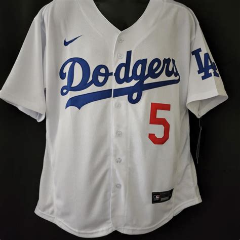 White Freddie Freeman Dodgers Jersey - Depop