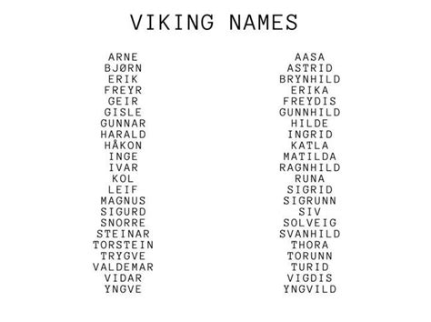 Baby Viking Scandinavian Names #Baby #baby_boy_names #Baby_Boy_Names ...