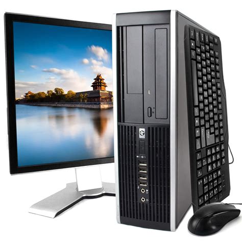 HP 8200 Elite Desktop Computer with Windows 10 Home Intel Quad Core i5 3.1 GHz Processor 4GB RAM ...