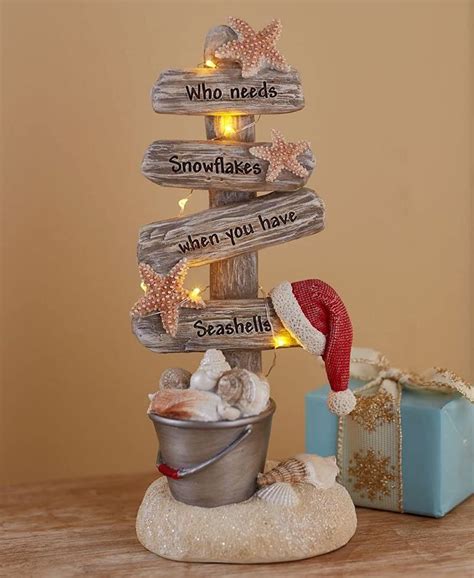 Beach-Themed Christmas Decorations ~ set a coastal vibe this December – Seashell Madness