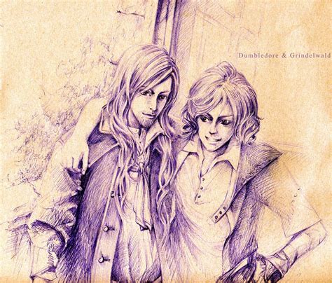 Dumbledore and Grindelwald by icansee on DeviantArt