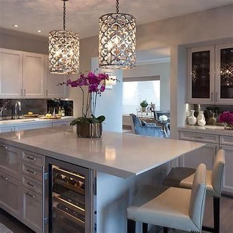 34 Wonderful Kitchen Lighting Ideas To Make It Look More Beautiful - PIMPHOMEE