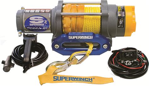 Complete Infloor winch kit with Superwinch 4500lb synthetic rope winch