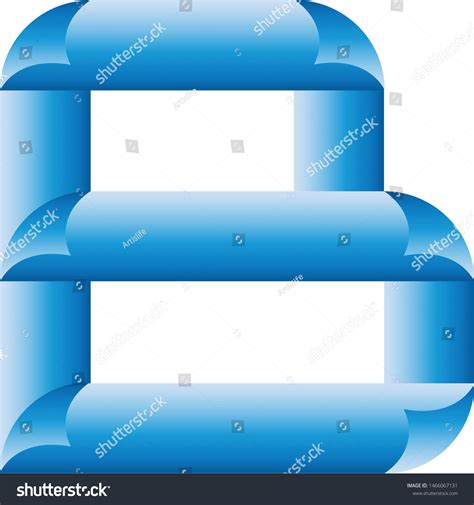 Stylish Cool Letter B Illustration Stock Vector (Royalty Free) 1466067131 | Shutterstock