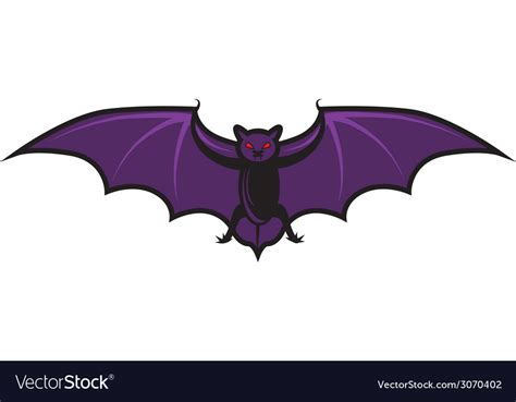 Scary Cartoon Halloween Bats