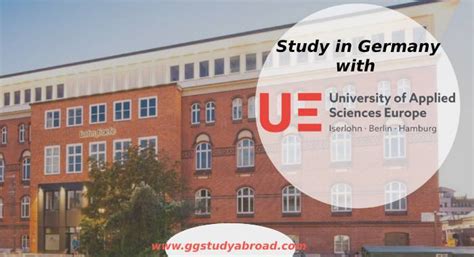 Why Study at the University of Applied Sciences Europe (UE) - GGSA ...