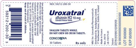 DailyMed - UROXATRAL- alfuzosin hcl tablet, extended release