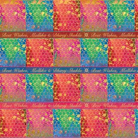 Buy Personalised Colorful Honeycomb Wrapping Paper| Cupik Design – Cupik Design India