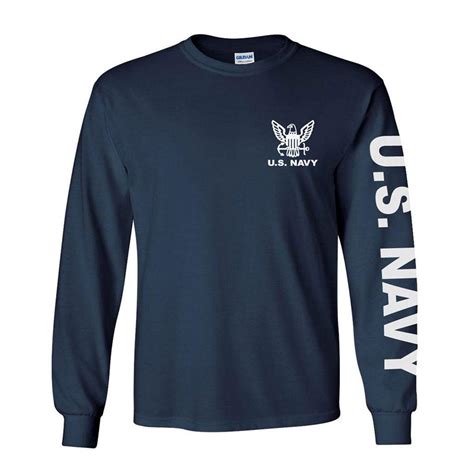 U.S. Navy Long Sleeve Shirt - Navy Blue – Military Republic