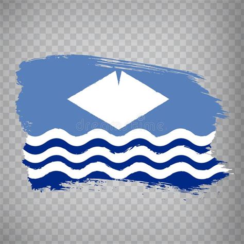 Flag Isle of Wight from Brush Strokes. Flag Isle of Wight on Transparent Background for Your Web ...