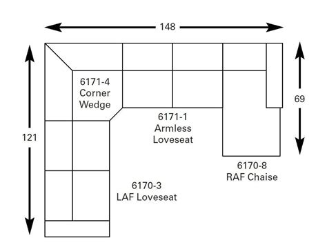 Dimensions Of A Sectional Sofa - Image to u