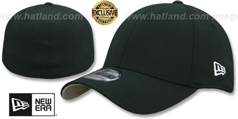 New Era 39THIRTY-BLANK Black Flex Fitted Hat